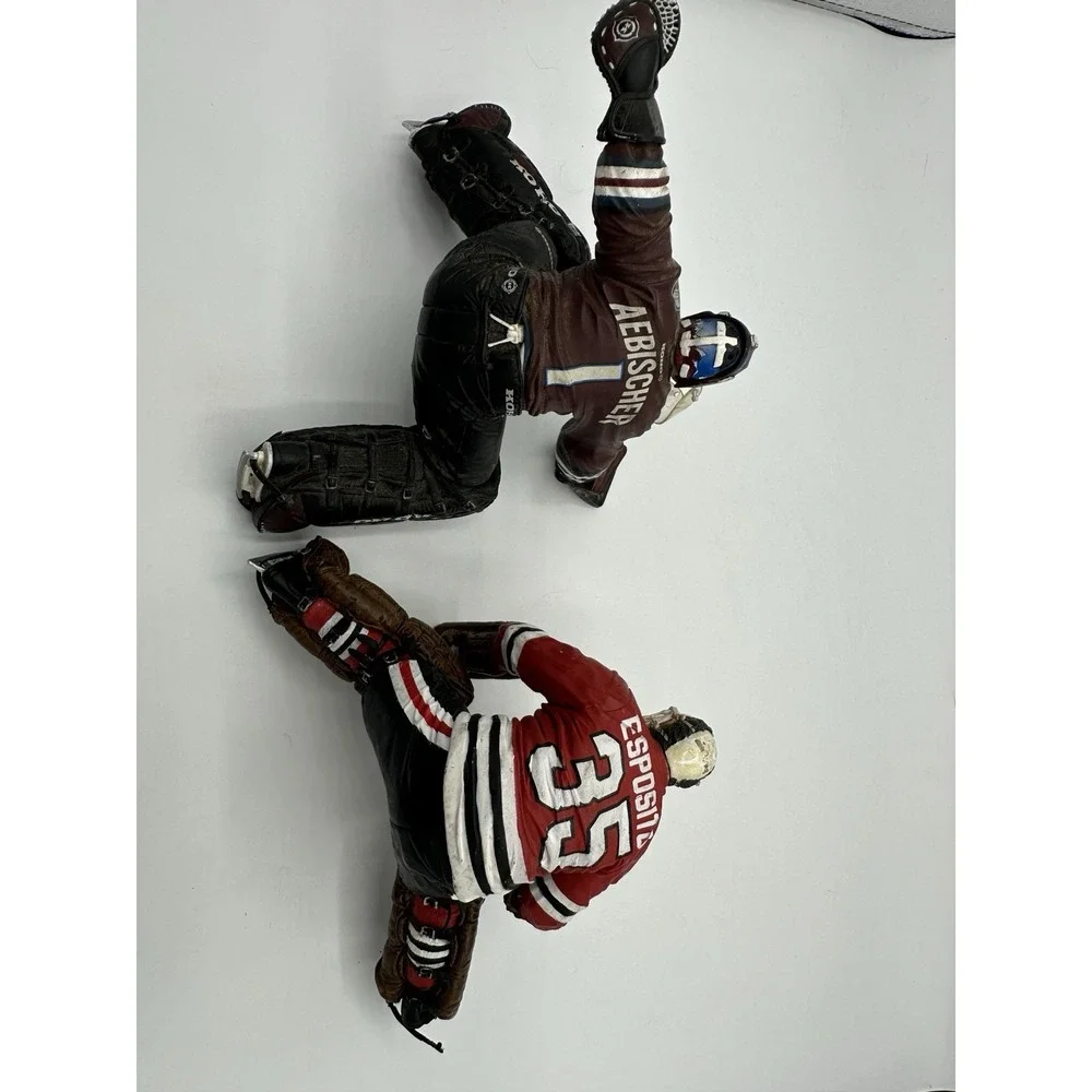 McFarlane NHL Sports Picks Figure Lot 3 Jagr Esposito Aebischer Loose